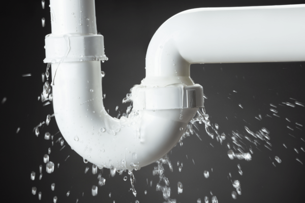 burst water pipe