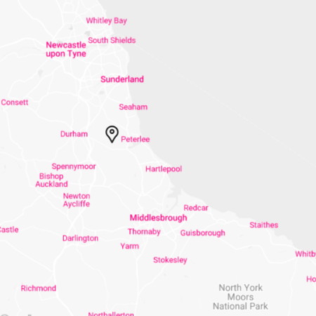 Everflow HQ office map Peterlee office map