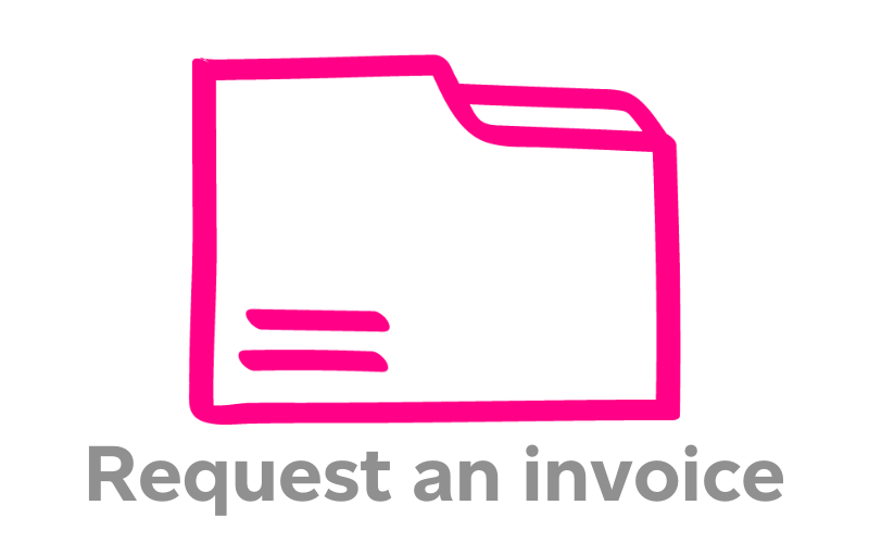 Request an invoice icon