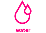 pink water icon