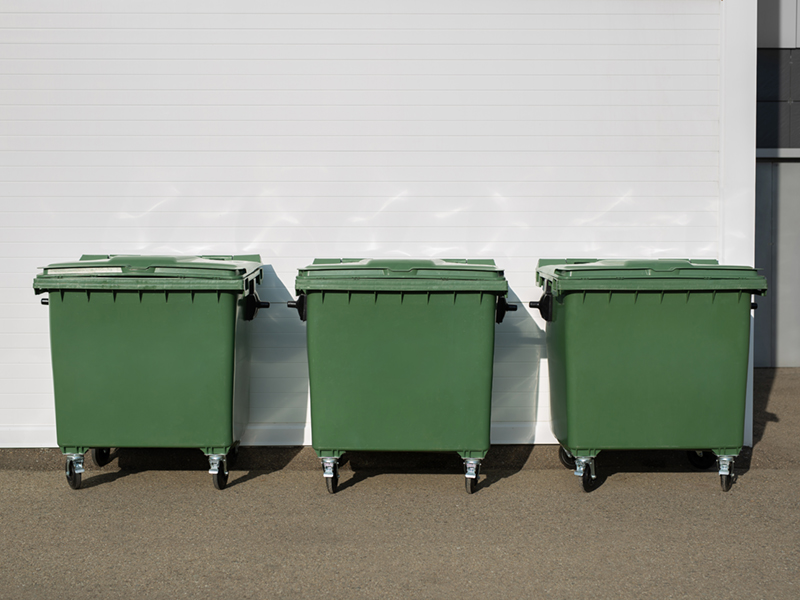 three bins