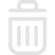 grey waste icon